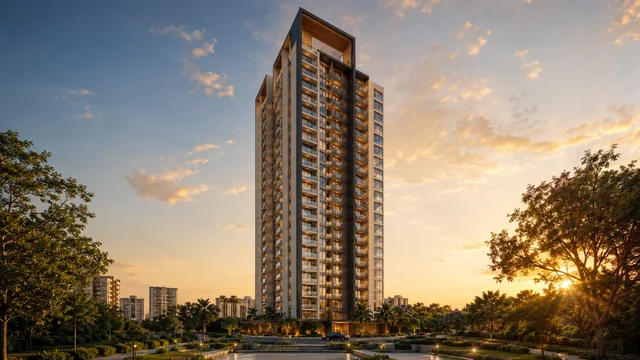 Arvind Sarjapur Road single 2B+G+18 tower elevation opposite Wipro on Sarjapur Main Road