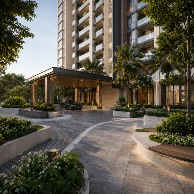Arvind Sarjapur Road gated front entry and drop-off - Doddakannelli, Sarjapur Main Road