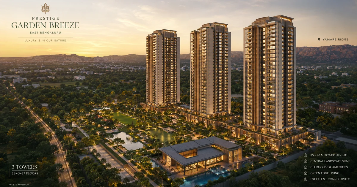 Prestige Garden Breeze project exterior reference image